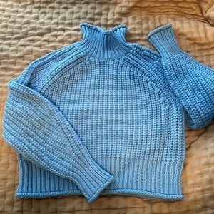 H&M Chunky Knit Turtleneck Sweater Small
